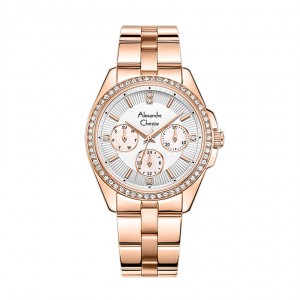 Alexandre Christie AC 2949 Rosegold White New BFBRGMS